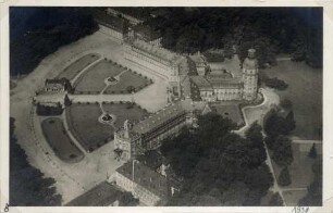 Postkartensammlung Weis mit Ansichten Karlsruhes. Schloss