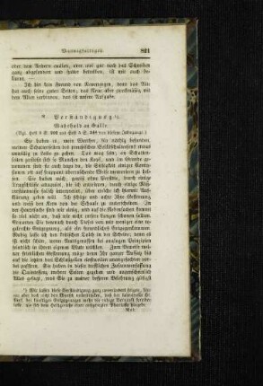 Verständigung : Wahrhold an Galle