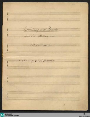 Introduction und Rondo. Arr - K 3170 Nr. 648 : vl (2); G; StrK WoO 3.04