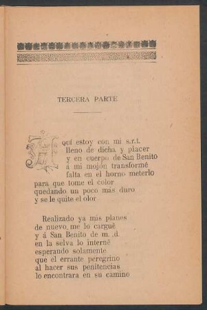 Tercera parte
