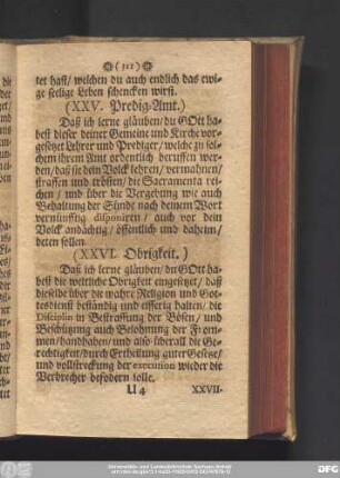 (XXV. Predig-Amt.)