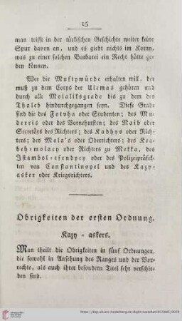 Obrigkeiten der ersten Ordnung