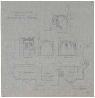 Westgiebel, St. Lambertuskirche zu Düsseldorf