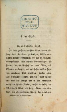 Eine Actiengesellschaft : Erzählung, 1