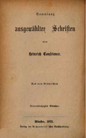 Sammlung ausgewählter Schriften : aus dem Vlämischen. 53, Das Glück, reich zu sein : Erzählung