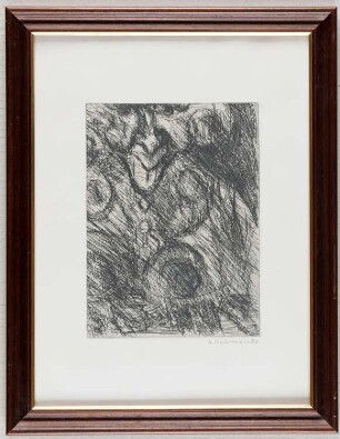 Gemälde des Künstlers Herbert "Jimmy" Weitemeier, o.T. 1960