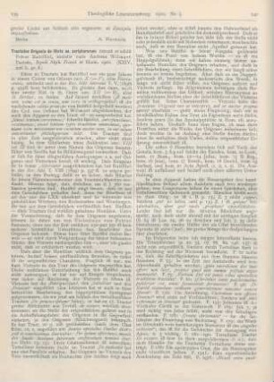 139-141 [Rezension] Tractatus origenis de libris ss. scripturarum
