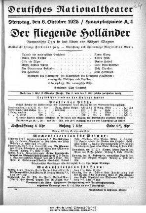 Der fliegende Holländer