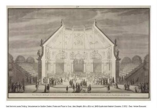 Venustempel beim Venusfest 1719 im Großen Garten