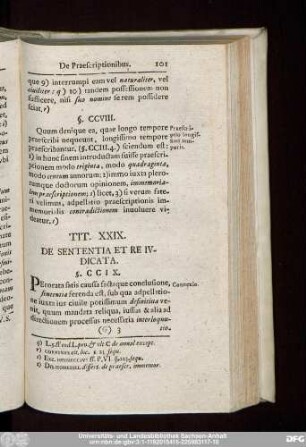 Tit. XXIX. De Sententia Et Re Iudicata.