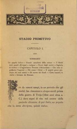 I Siculi : Ricerca di una civiltà italiana anteriore alla greca, 1
