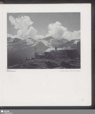 Mainzer Hütte mit Blick auf Glockner