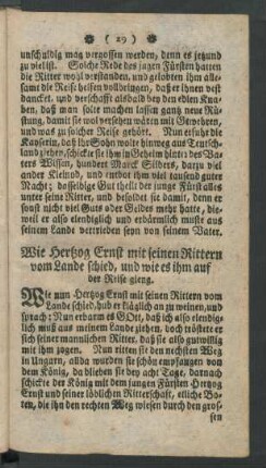 Wie Hertzog Ernst mit seinen Rittern vom Lande schied, und wie es ...