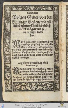 Volgen Gebet von den Glaubigen Seelen.