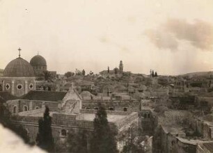Israel. Blick vom Hospiz auf Jerusalem