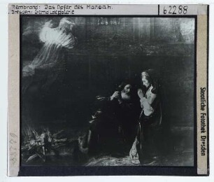Rembrandt, Manoahs Opfer (Dresden GAM 1563)
