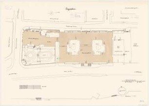 Regierungsgebäude, Koblenz: Lageplan 1:250