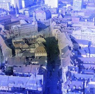 Anger in der Altstadt von Erfurt : Blickrichtung Nordosten