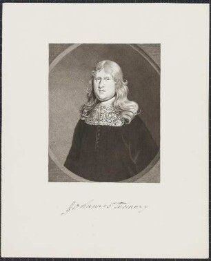Icones Professorum Marpurgensium — Bildnis des Johannes Tesmar (1643-1693)