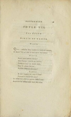 Idylle VII. Le Epoux
