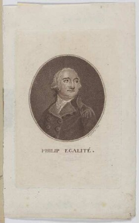 Bildnis des Louis Philippe Joseph d' Orléans