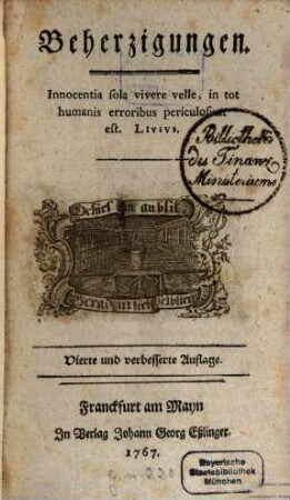 Beherzigungen