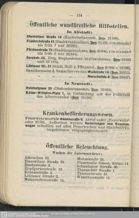 Öffentliche wundärztliche Hilfsstellen