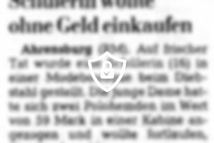 Schülerin wollte [Name maskiert] einkaufen