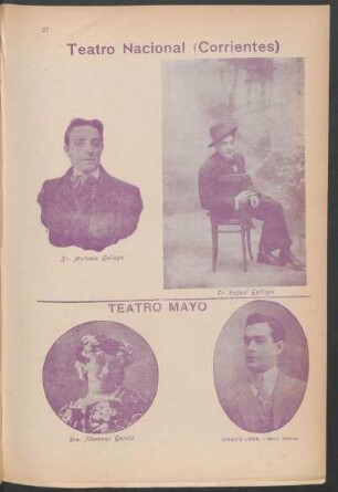 [Fotografías de] Teatro Nacional (Corrientes) [y] Teatro Mayo