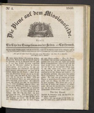 N° 4. April. 1840