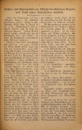 Mittheilungen des Museums-Vereins für Vorgeschichtliche Alterthümer Baierns. 11/14. 1887