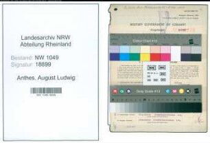Entnazifizierung August Ludwig Anthes , geb. 23.10.1910 (Muehlenbauer)