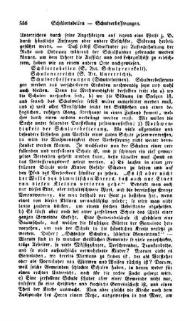 Schulverbesserungen, (Schulreformen)