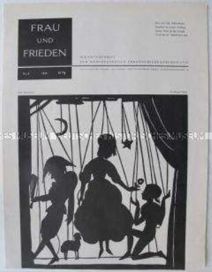Monatszeitschrift der Friedensbewegung "Frau und Frieden"