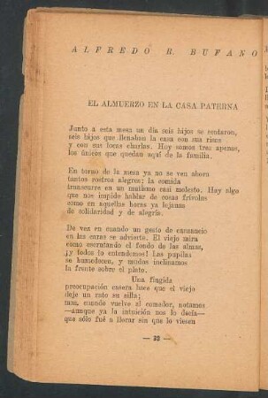 El almuerzo en la casa paterna