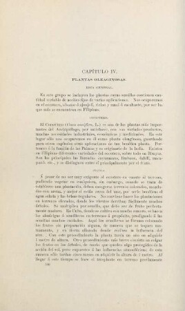 Capítulo IV. Plantas oleaginosas