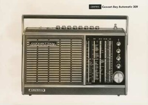 Grundig Kofferradio "Concert-Boy Automatic 209" von Gerhard Dietrich und H. Reuning