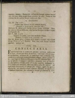 Cap. VII. Consectaria