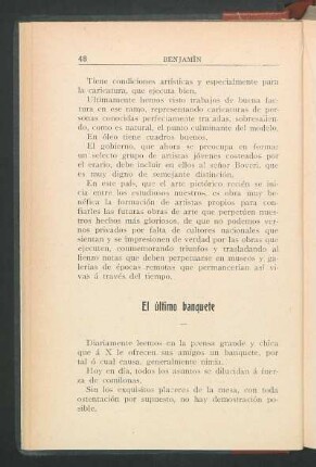 El último banquete