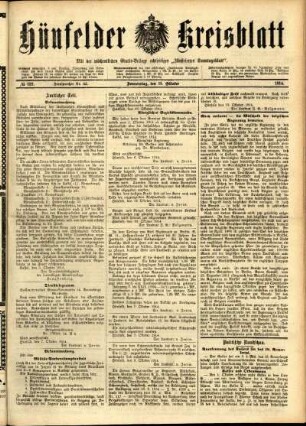 Ausgabe vom Donnerstag, den 15. Oktober 1914.