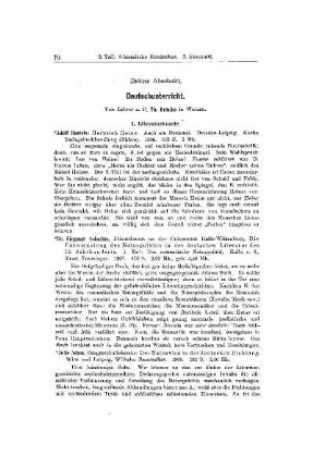 Deutschunterricht