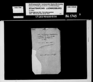 Grenzberichtigung mit Bayern in den 1810 neu erworbenen Landesteilen
