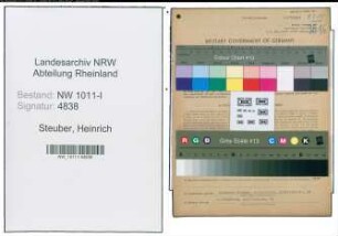 Entnazifizierung Heinrich Steuber , geb. 10.06.1897 (Maschinenbauer)