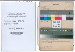 Entnazifizierung Heinrich Espey , geb. 27.11.1896 (Kaufmann)