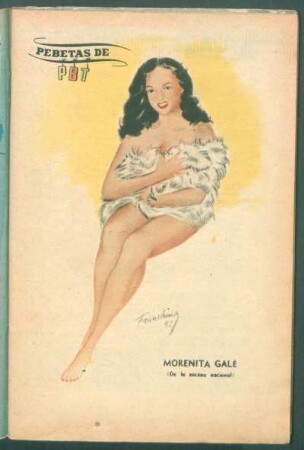 Morenita Galé (de la escena nacional) - [Dibujo] : Pebetas de PBT