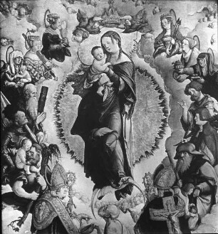 Donaueschingen, Madonna auf der Mondsichel (Wand-oder Deckenmalerei ?); Meister von Messkirch