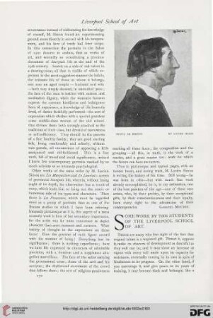 25: Some work by the students of the Liverpool School of Art
