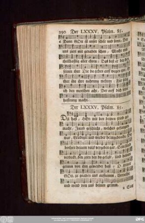 Der LXXXV. Psalm. 85.