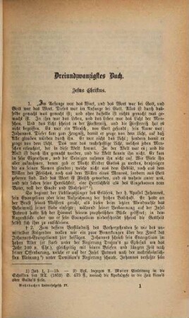 Abbé Rohrbacher's Universalgeschichte der katholischen Kirche. 4, Das erste Jahrhundert der christlichen Zeitrechnung