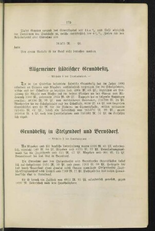 Grundbesitz in Stelzendorf und Bernsdorf